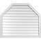 Ekena Millwork Octagonal Top Surface Mount PVC Gable Vent w/ 2"W x 1-1/2"P Brickmould Frame, 40"W x 34"H GVPOT40X3402SN - alternate 1